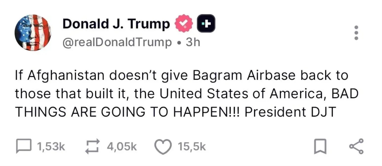trumptan afganistana bagram ussu tehdidi hgHfVzcj