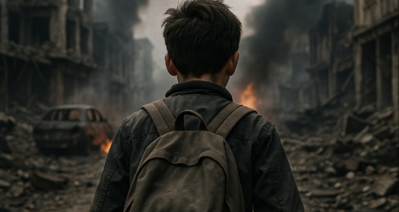 13 yasindaki cocuk kendini oyuna kaptirdi 9 kilometre yuruyerek savastaki ulkeye gitti S4TPA4XJ.jpg