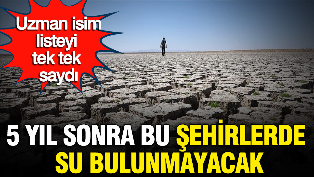 5 Yıl Sonra Su Krizi Tehlikesi: Uzmanlar Hangi Şehirlerin Riskte Olduğunu Açıkladı