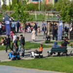 Muş’ta Güneşli Günler Parkları Canlandırdı
