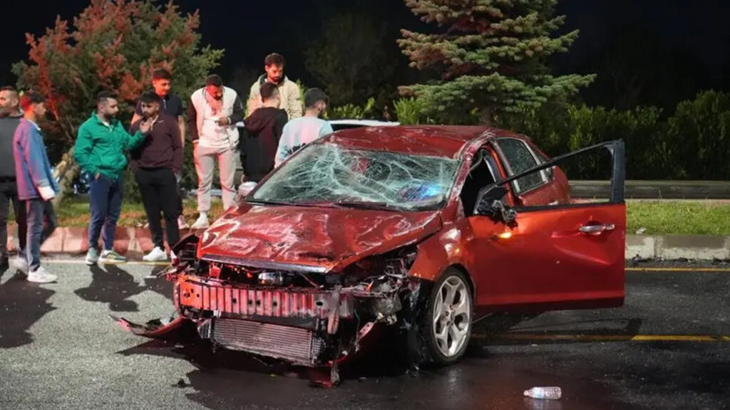 Niğde’de Kontrolden Çıkan Araç Takla Attı
