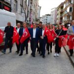 Terme’de 19 Mayıs Coşkusu: Bayrak Yürüyüşü Düzenlendi