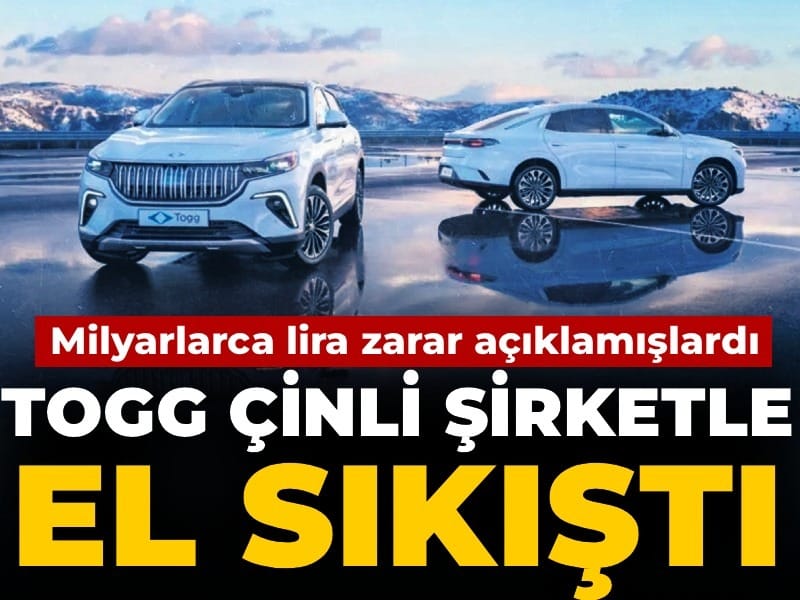 TOGG’dan Stratejik Anlaşma: Çinli Ortakla Yeni Modeller Yolda